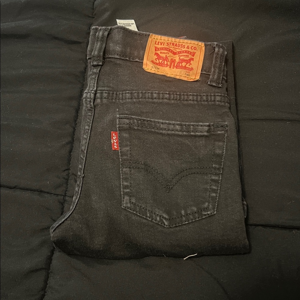 Levi's Charcoal Denim Pants